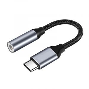 USB C à Jack 3,5 mm, USB C 3.5 mm Adaptateur USB Adaptateur Auxiliaire, USB C à 3.5 mm Audio AUXILIAIRE Adaptateur USB Adaptateur de Casque pour s'Accoupler 10 Pro, Xiaomi 6/6x/8/ Note - Neuf