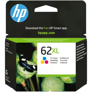 HP 62XL cartouche d'encre trois couleurs grande capacit&eacute; authentique - Neuf
