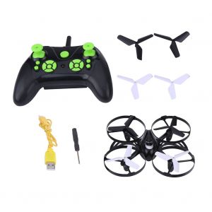 Drone Telecommande, Jouet Quadricoptere, Mode Sans Tete, Maintien D'altitude, Helicoptere Rc, Noir - Neuf
