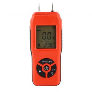 Humidimetre numerique professionnel pour bois, ecran LCD portable, testeur d'humidite du bois, rouge - Neuf