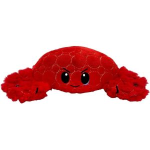 Strong plush toy for deep sea dogs made of Kevlar material,multiple layers,squeaky and reinforced seams. Ideal for powerful jaws (Crab) - Neuf