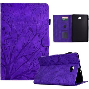 Kal-Coque Pour Samsung Galaxy Tab A 10.1'' 2016 (A6) Housse Sm-T580/T585 Étui À Rabat Et Portefeuille Case Avec Fonction Support Et Poche Cartes, Pochette Coque De Protection Galaxy Tab A6 10.1 - Neuf
