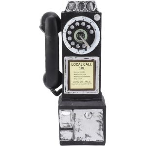 Téléphones Muraux Rétro,Modèle de Téléphone Fixe à Cadran Rotatif,Ornements Artisanaux à Suspendre au Mur,Accessoires de Téléphone Classiques Vintage,Décoration de.[U28] - Neuf