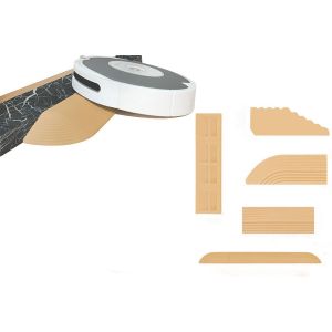 Kit de rampe de seuil pour aspirateur robot - 68,6 cm Beige Jaune - Neuf