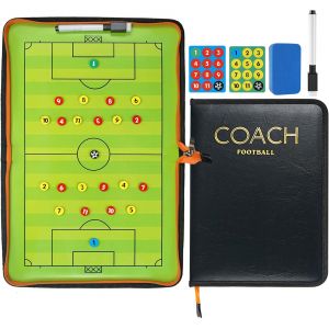Tableau Tactique Football,Entraîneur De Football Tableau Magnétique Stratégie De D'entraînement Portable Pour Entraîner De Football Compétition (Taille: 53cm X 31cm).[B494] - Neuf