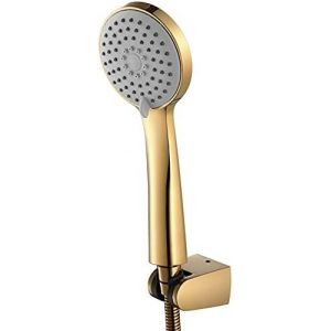 Pommeau de douche &agrave; main en titane dor&eacute;, ensemble de pommeaux de douche &agrave; main en ABS, pommeau de douche de type L - Neuf