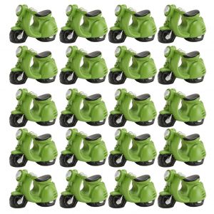 Lot de 20 mini motos realistes en resine pour maison de poupee 1/12 et 1/6 - Neuf