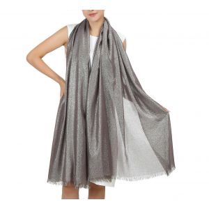 Les Femmes Mousseux Paillettes M&eacute;talliques Pashmina Ch&acirc;le Wrap &Eacute;charpe Pour Les F&ecirc;tes, Les Mariages, Et Les Robes De Mari&eacute;e, De Grande Taille, Design &Eacute;l&eacute;gant - Neuf