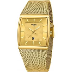 Montre Homme Etanche Analogique Quartz Chronographe Date Cadran Classique Mode Affaires Montres Bracelet En Acier Inoxydable &Eacute;l&eacute;gant Pour Hommes - Neuf