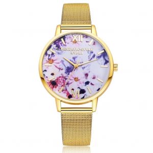 Lvpai Femmes Femme Quartz Mouvement Montre Analogique Cadran Rond Montre-Bracelet Or - Neuf