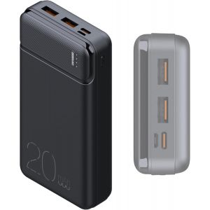 Eryi-Batterie Externe, Power Bank 20000mah, Charge Rapide, Batterie Portable Entrée Usb-C, 2 Sorties Usb, Charge Rapide, Led, Compatible Avec Iphone 15 14 13 12 11 Samsung Xiaomi Huawei Ipad, 572002 - Neuf