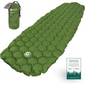 Letnerny-Outdoors Matelas Hybern8 Ultraléger Gonflable Randonnée Camping - Design Flexcell - Parfait Pour Hamacs Et Sacs De Couchage (Feuille Persistante) - Neuf