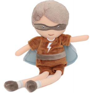 KALANKA-Poupée en Tissu - Superhero Dave - 100% Polyester - 32 x 10 x 6 cm - Neuf