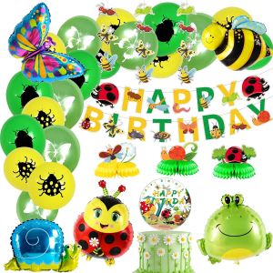 Décoration Et Fournitures Pour Fête D'Anniversaire Insectes - Ballons Et Déco Jardin Bug - Neuf