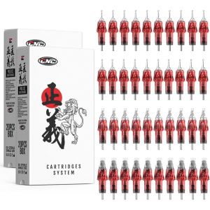 Tattoo Cartridge Needles #10 (1003rl 1005rl 1007rl 1009rl 1007rm 1009rm 1015rm 1011rm) Round Liner Curved Magnum Tattoo Needle Cartridges En04x-40kit-Fo - Neuf