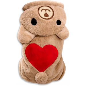 Jgd-Combinaison Pour Petit Chien, V&ecirc;tements Pour Animaux De Compagnie Mignons Manteau Chaud D'hiver Pour Animaux De Compagnie De Petite Et Moyenne Taille, Manteaux De Chiot&iquest;Xs, Ours D'amour - Neuf