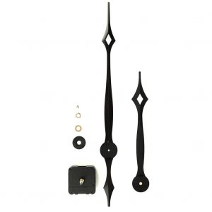Kit De Moteur A Quartz Pour Horloge Murale, Axe De 17 Mm, Aiguilles Des Heures Et Des Minutes, Accessoire D'horloge A Monter Soi-Meme - Neuf