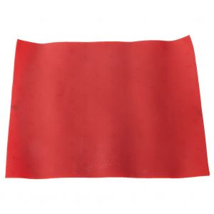 Semelle Antiderapante Resistante A L'usure Pour Chaussures, Pour Femmes Et Hommes, Semelle En Cuir De Vache, 38,7 Cm X 53,5 Cm X 2 Mm (Rouge) - Neuf