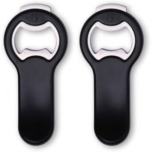 2 En 1 Magnétique Ouvreur De Bouteille Pour Réfrigérateur Et Rv Avec Cap Catcher - Soude Ouvre-Boîte, S'attache Au Réfrigérateur Pour Le Stockage Facile Avec L'aimant, Cadeau Pour - Neuf
