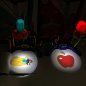 Enfants Projecteur Tableau Tableau Stylo Kit Carnet De Croquis Dessin &Eacute;ducatif Toy_Pink - Neuf