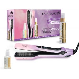 Coffret Lisseur Vapeur Titanium Dreams Edition - Soin Keratine 100ml, Élixir De Brillance 50ml Inclus - Lis Haute Performance, Hydratation Intense - Pour Tous Types Cheveux - Neuf