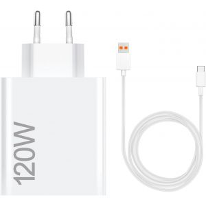 Letnerny-120w Turbocharge Chargeur Usb C Chargeur Rapide Hypercharge Adaptateur Secteur Pour Xiaomi Mi14 14 Pro Mi13t Mi13 13pro Mi12 Mi11 Note 13 12 11 10 Poco X6 X5 X4 - Neuf