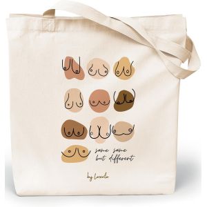 KALANKA-Tote Bag Femme - Sac Cabas Femme Original - Tote Bag Coton 100% Grand 35 x 42 x 8 cm - Sac Fourre Tout en Toile - Neuf
