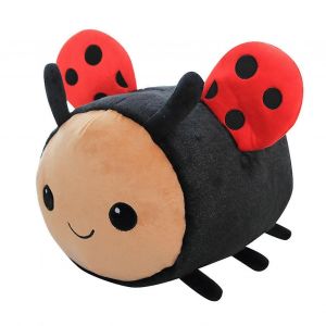 Jouets éducatifs grande abeille jaune sept étoiles coccinelle poupée jouet en peluche pour enfants-40CMCoccinelle - Neuf