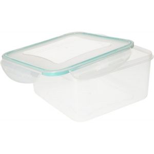 Boîte À Repas En Plastique Pour Aliments (0,4 L) Carré) - Neuf