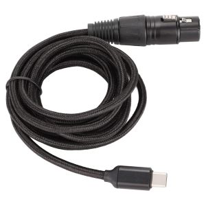 ChenQuanSarl-Cable De Microphone Usb C, Cable De Microphone Plug And Play ¿¿ Taux D'¿¿Chantillonnage ¿¿Lev¿¿ Et ¿¿ Faible Bruit Xlr Vers Usb C Pour Sc¿¿Ne(2M/6.56Ft) - Neuf