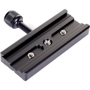 Plaque &Agrave; D&eacute;gagement Rapide Compatible Avec Arca Swiss 120 Mm Avec Adaptateur &Agrave; Pince Qr Avec Convertisseur De Vis 1/4 3/8 Compatible Avec Rotule De Tr&eacute;pied - Neuf