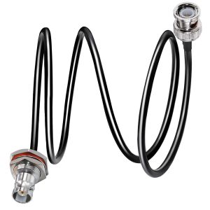 C&acirc;ble de raccordement RG58 m&acirc;le &agrave; femelle cloison CB c&acirc;ble coaxial radio 3.3ft (1M) c&acirc;ble d'extension d'antenne Wifi pour syst&egrave;me de vid&eacute;osurveillance de s&eacute;curit&eacute; radio HAM - Neuf