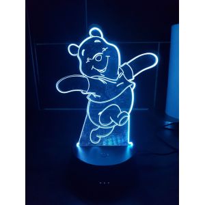 Lampe Veilleuse Led Winnie L'ourson - Neuf