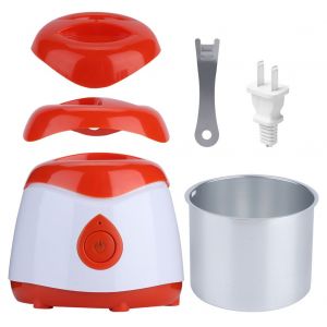 Chauffe-cire electrique portable pour epilation du corps, mini-grains de cire, chauffe-cire epilatoire, orange, Royaume-Uni - Neuf