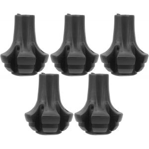 Ensemble De Protection De Pointe De B&acirc;ton De 5 Pi&egrave;ces,Couvercle De Pointe De B&acirc;ton De Randonn&eacute;e Antid&eacute;rapant Et Augmentant La Prise En Main De La Pointe - Neuf