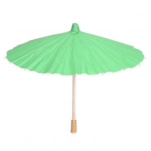 HJLIAN Parapluie en papier blanc vierge, parapluie en papier huile colore pour enfants, bricolage, peinture (vert) - Neuf