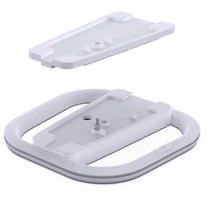 Support Vertical Pour Consoles De Jeux Minces,Base Antidérapante Avec 7 Lumières Rvb Pour 5 Jeux Blancs - Neuf