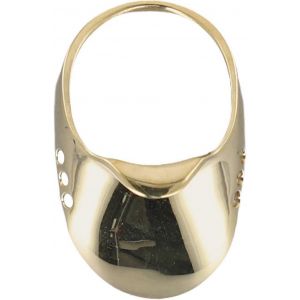 Bague De Pouce En Laiton Avec Protège-Doigt Pour Décocheur D'arc, Coussinet En Cuir Creux, Finition Cuivre, Modèle 22 - Neuf