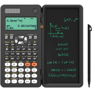 calculatrice scientifique avec tablette d'écriture,417 fonctions calculatrice 991ES Plus améliorée,batterie solaire,pour ingénieur,enseignant,lycée collège fournitures de bureau - Neuf