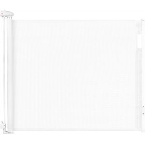 Barri&egrave;re De S&eacute;curit&eacute; R&eacute;tractable Pour B&eacute;b&eacute;,0-140cm Barriere Retractable Enfant Et Chiens,Barriere De Securite Enroulable Pour Escaliers,Couloirs,Int&eacute;rieurs Et Ext&eacute;rieurs.[U60] - Neuf