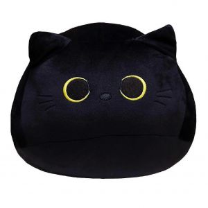 Chat Noir 30cm Peluche Jouet Avec Q Version Animaux En Peluche Animal Sleeping Toys Oreiller Jouet - Neuf