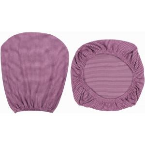 1 Jeu Doux Stretch Spandex Lavable de Siege Housses de Dossier et de siege Housses pour Chaises de Bureau Chaises de Salle a Manger Bar Fete de Mariage Decoration (Violet) - Neuf