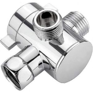 Way Douche Diverter Valve G1 / 2in Multi-Fonction S&eacute;parateur D'eau Adaptateur De Douche Accessoire T&ecirc;te De Douche Pi&egrave;ce De Rechange Pour Salle De Bain - Neuf