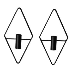 Jardini&egrave;re Murale G&eacute;om&eacute;trique Rhombique Vase Suspendu &Eacute;l&eacute;gant Porte-Fleurs,A - Neuf