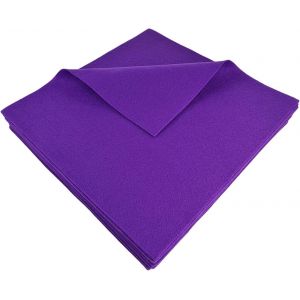 Feutre Souple Blanc, Tissu Feutre Flexible Pour Le Bricolage, 1,4 Mm D'&eacute;paisseur 30x30 Cm Pour Les Projets De Bricolage Et De Couture. - Neuf