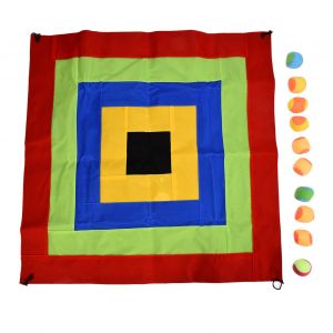 Jeu De Flechettes Autocollantes En Tissu, Balles Collantes Pour Enfants, Jeu D'exterieur, Forme Carree - Neuf