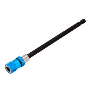 1 rallonge de porte-embout hexagonal en metal de 1/4 po pour tournevis electrique (150 mm) - Neuf
