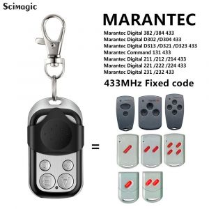 Clone D302 D304 MARANTEC Digital 232 224 221 212 231 222 214 211 313 Télécommande de porte de garage MARANTEC - HORMANN 40.685MHz - Neuf