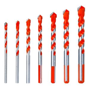 lbgwp60-Lot De 7 Forets En Carbure De Tungstène Pour Métal, Acier, Carrelage, Brique, Verre, Bois, Plastique, 3 À 12 Mm, Forets Multi-Matériaux Pour Maçonnerie, Béton, Pointe En Carbure De Tungstène - Neuf