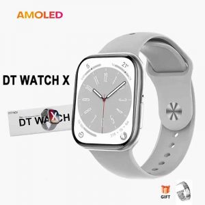 2025 nouvelle s&eacute;rie Watch10 GPS piste montre intelligente hommes femme HD Bluetooth appel &eacute;tanche sport SmartWatch pour Apple Android IOS,Bande d'acier DT S&eacute;rie 10 Argent de 32 Go - Neuf